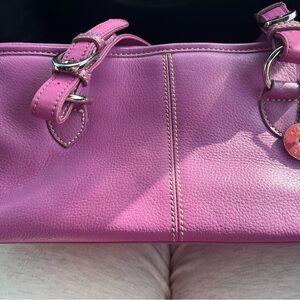 The Sak Purple Leather Shoulder Bag